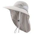 thumbnail image 2 of Joernso Fisherman Hat Waterproof Breathable with Fasten Strap Summer Sun Men Women Boonie Neck Flap Hat for Outdoor, 2 of 8