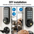 BUYISI Entry Door Lock Electronic Keypad Deadbolt AutoLocking Anti