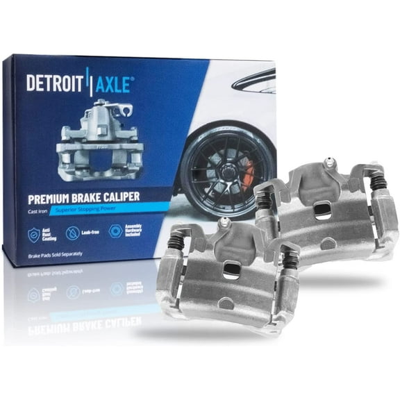 Detroit Axle - Front Brake Calipers w/Brackets Replacement for 2011 2012 Nissan Sentra Altima - 2pc Set