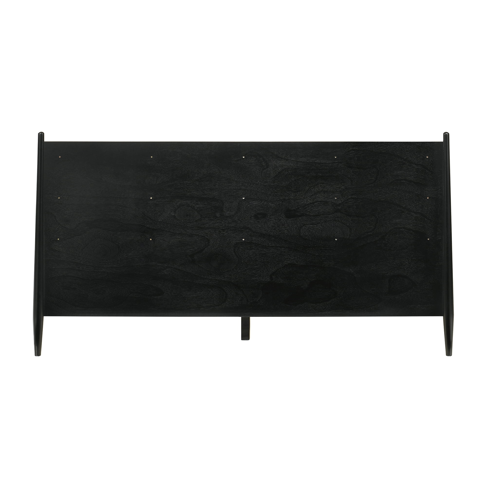 Artemio King Platform Wood Bed Frame in Black Finish