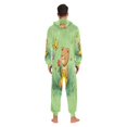 thumbnail image 7 of IAUYY Unisex Adult Onesie Pajamas Ultra-Soft Crystal-Soft Fabric, Halloween Adult Onesie Pajamas Adults,With a Zipper Plus Size Onesie Pajamas, Yellow Work Pants, 7 of 7