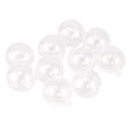 thumbnail image 2 of 10 piezas de esferas huecas de plástico transparente para manualidades, adornos navideños, decoración de bodas 3cm, 2 of 9