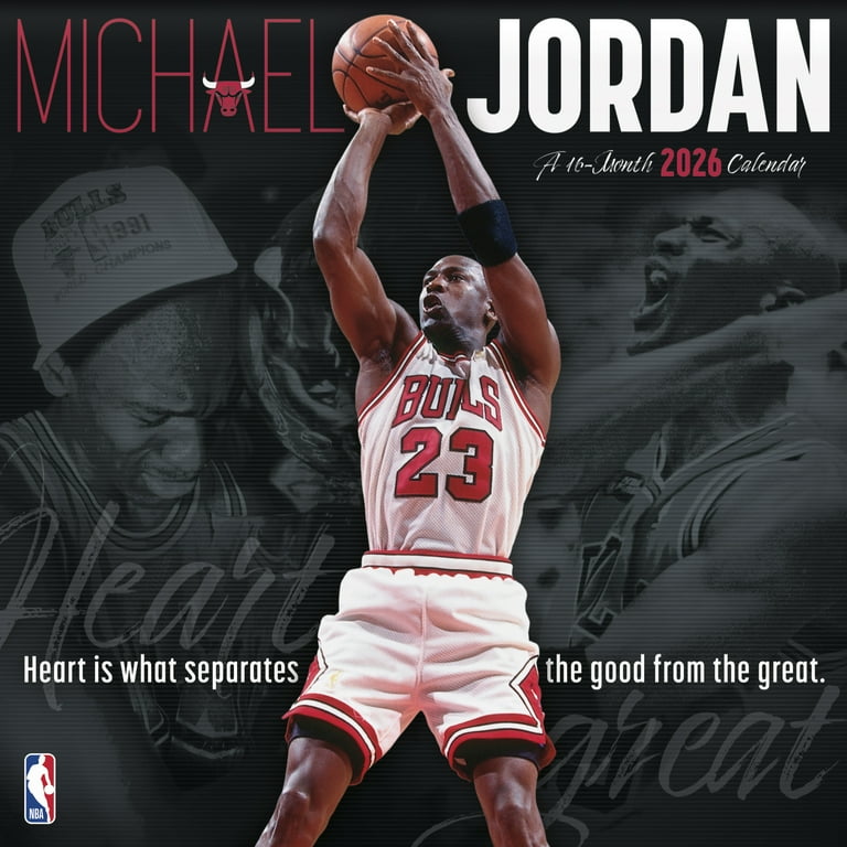 Michael Jordan Framed Poster and 2026 Calendar - Walmart.com