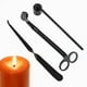thumbnail image 5 of Juego de Accesorios para Velas 3 Piezas de Acero Inoxidable Sunnimix Apagavelas Negro, 5 of 7