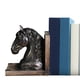 thumbnail image 4 of Estatuilla decorativa del sujetalibros de la estatua de la cabeza de caballo, 4 of 6