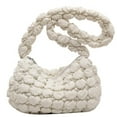 thumbnail image 1 of Bolsos tipo hobo con burbujas para mujer, bolso de mano acolchado para mujer, bolsos cruzados acolchados para mujer, bolso tipo hobo ligero y moderno, bolso de hombro acolchado, 1 of 7