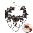 thumbnail image 2 of Coofit Collier Ras-du-Cou Créatif Décoratif Collier Statement Collier en Dentelle pour Femmes, 2 of 9