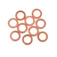 thumbnail image 1 of 10Pcs Arandela de Cobre círculo de Junta de Sellado Plana para Coche de 12x17x1,5mm, 1 of 1