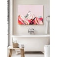 thumbnail image 6 of Mountains Pink Wall Art for Living Room,Canvas Picture Wall Decor for Bathroom Bedroom,Abstract Contemporary Graffiti Painting Art Painting Artwork for Office Hallway Dining Room Decor 20"x24", 6 of 8