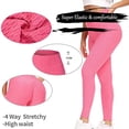 thumbnail image 5 of Womens Yoga Anti-Cellulite Compression Leggings Butt Lift Exercise Workout Elastic Pants Trousers, 5 of 6