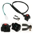 thumbnail image 3 of Raindrops Universal Motorbike Handlebar Motorcycle Kill Stop Horn Button, 3 of 7