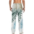 thumbnail image 2 of Tropical Palm Leaves Ghost Pajama Pants, Men's Lounge Pants Light with Drawstring and Pockets, Christmas New Year Birthday Father's Day Gifts, 2 of 7