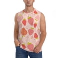 thumbnail image 1 of Kdxio Débardeur Homme Fraise Musculation Gym Chemises Sans Manches Décontractées-TTG, 1 of 6
