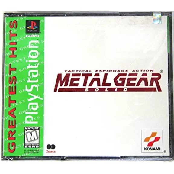 Metal Gear Solid - Complete in Box - Black Label - Tested - PS1 Playstation 1 PSX