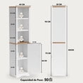 thumbnail image 2 of Gabinete de Almacenamiento de Tela con 4 Cajones FurnitureR Gris Moderno, 2 of 8