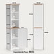 thumbnail image 2 of Gabinete de Almacenamiento de Tela con 4 Cajones FurnitureR Gris Moderno, 2 of 8