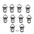 thumbnail image 2 of Eigraketly Gancho de 100 Uds., ganchos de orificio de Metal, herrajes simples y modernos, colgadores de suministro de un solo anillo, punto de cruz, pared Herramientas y ferretería Plata 763 Trimarca Eigraketly TO011145-04, 2 of 6