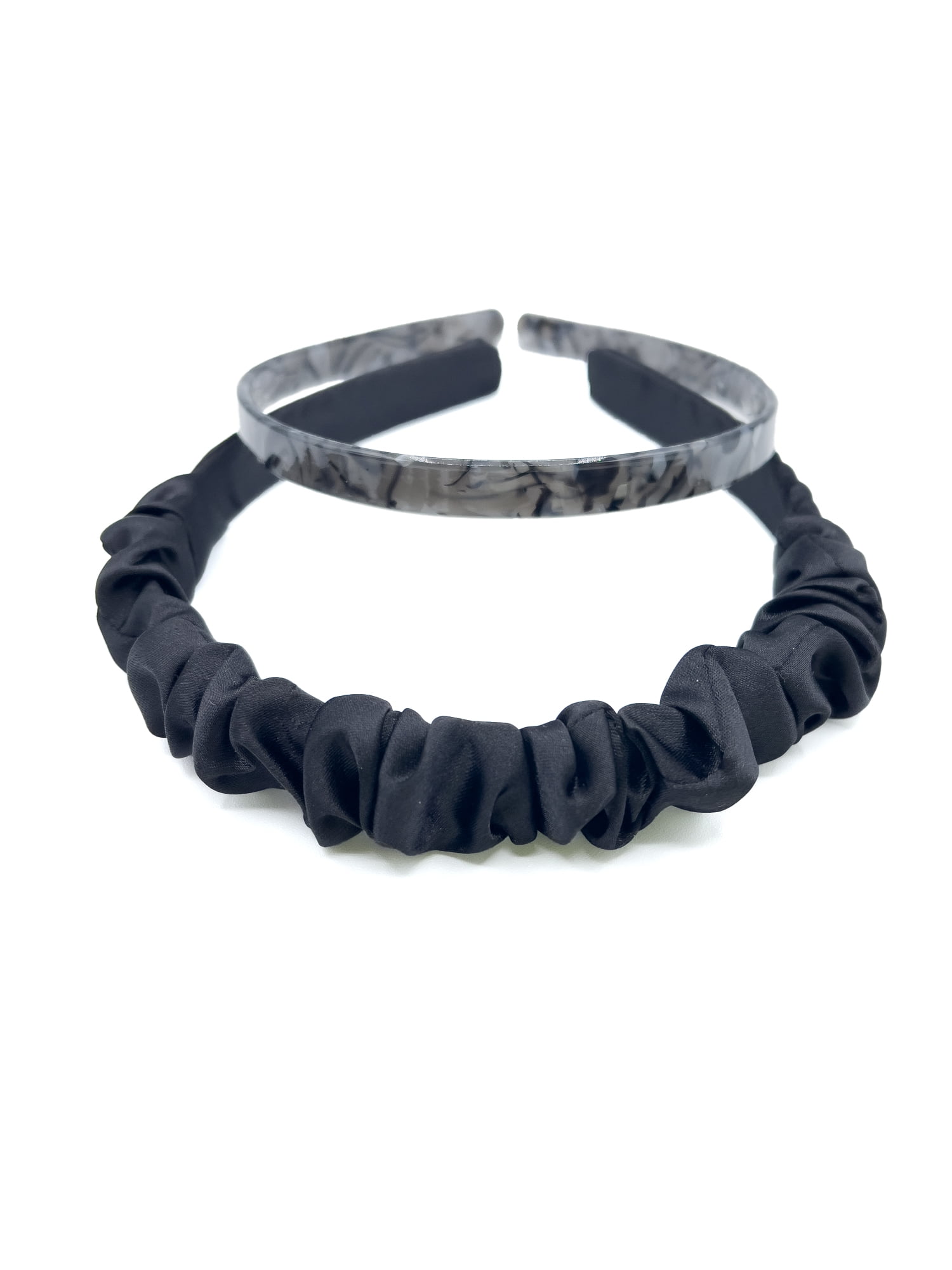 Time and Tru Women's Headband, 2 Pack, Black