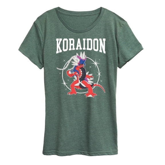 Pokémon - Koraidon Collegiate - Women's Short Sleeve Graphic T-Shirt