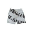 thumbnail image 3 of Original Paperbacks Brandeis Tie Dye 8" Lounge Shorts in Grey Gunmetal-Medium, 3 of 3