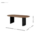 thumbnail image 2 of Conway 86.5" Oval Dining Table, 2 of 10