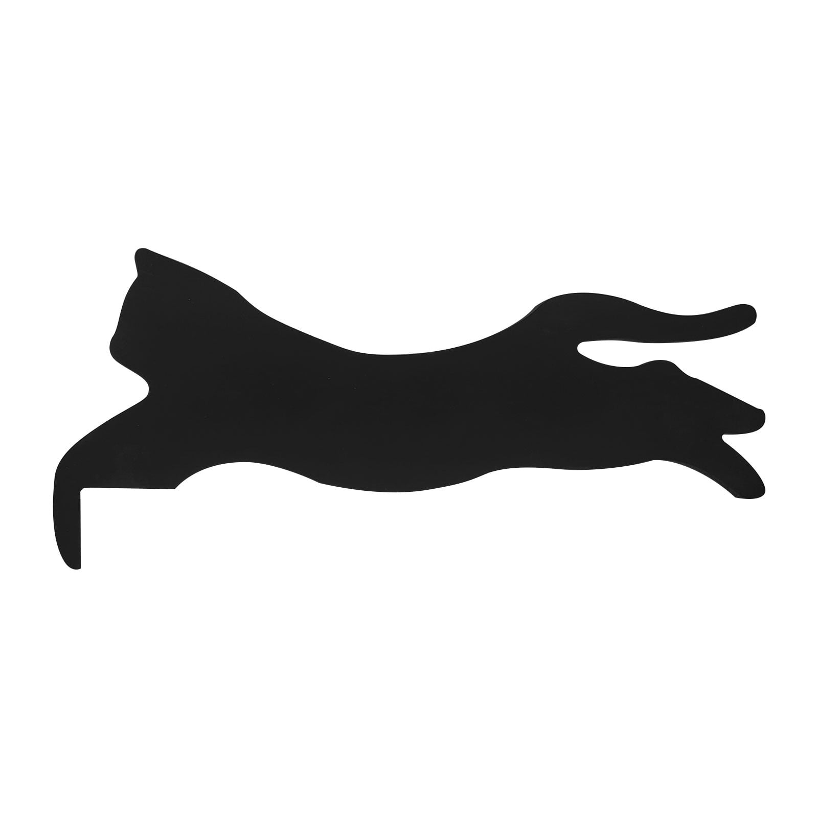 Fridja Halloween Black Cat Door Corner Sign Cat Silhouette Black Cat ...