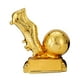 thumbnail image 2 of Trofeo de fútbol, ​​premio, zapatos, coleccionable, regalo para fanáticos, adorno de escritorio, bota de fútbol Recubrimiento de oro, 2 of 9