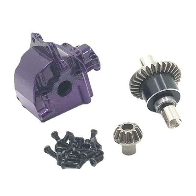 Cubierta de Caja de Engranajes de Metal perfke para Camiones 144001 Accesorios de Bricolaje
