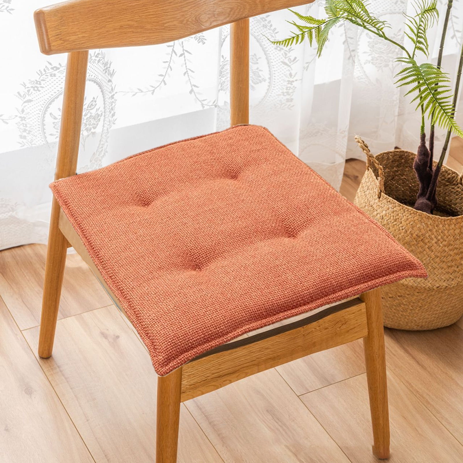 Party Decorations Seat Cushions For Home Use Linen Cushion For Living Room Tatami Linen Cushion Winter Chair Cushion Dining Chair Stool Cushion 17