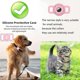 thumbnail image 2 of Airtag Cat Collar Holder Compatible with Apple Air Tag ,Small Animals Pets Anti-Lost Pet Collar Id Tags for Air Tags ,Anti Scratch Cat GPS Tags,Silico, 2 of 4