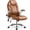 Brown, variant on NEO CHAIR Executive Office Chair High Back Ergonomic Computer Desk Chair with Adjustable Lumbar Support Padded Filp-up Arms PU leather Comfy Task Tilt Swivel for Home (Black)
