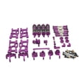 thumbnail image 1 of 29 / Set Metal Upgrade Parts de accesorios Kits combinados para 144001 144002 1:14 RC Car, para 124017 124019 1/12 RC púrpura Púrpura 2 Hugo varilla de tracción de dirección, 1 of 9