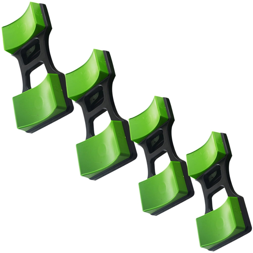 LEORX Household Dumbbell Rack Dumbbell Support Plastic 4Pcs Green Home Use