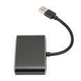 thumbnail image 1 of Dual Monitors Adapter, Aluminum Alloy USB 3.0 To Dual HD Multimedia Interface Adapter  For Laptop, 1 of 8
