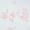 thumbnail image 6 of Ecologee Butterfly 100% Blackout Rod Pocket Back Tab Single Curtain Panel, Pink, 40" W x 63" L, 6 of 7