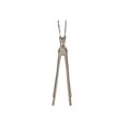 thumbnail image 6 of Large Reindeer Christmas Tabletop Decoration, Silver, 16", by Holiday Time, 6 of 7