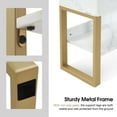 thumbnail image 5 of BarberPub Accent Storage Cabinet with Drawers, shelf for Living Room, Hallway, White, 5 of 7