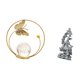 thumbnail image 5 of Escultura de metal con forma de bola de cristal con diseño de Feng Shui budista Guan Yin para oficina, dormitorio, sala de estar, pasillo, chimenea., 5 of 8