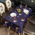 thumbnail image 2 of Cute Hedgehog Pattern Rectangle Tablecloth 60"x120",Waterproof Polyester Rectangle Table Cloth, Wipeable Spillproof Polyester Tablecloth for Dining, Camping, Indoor and Outdoor, 2 of 6