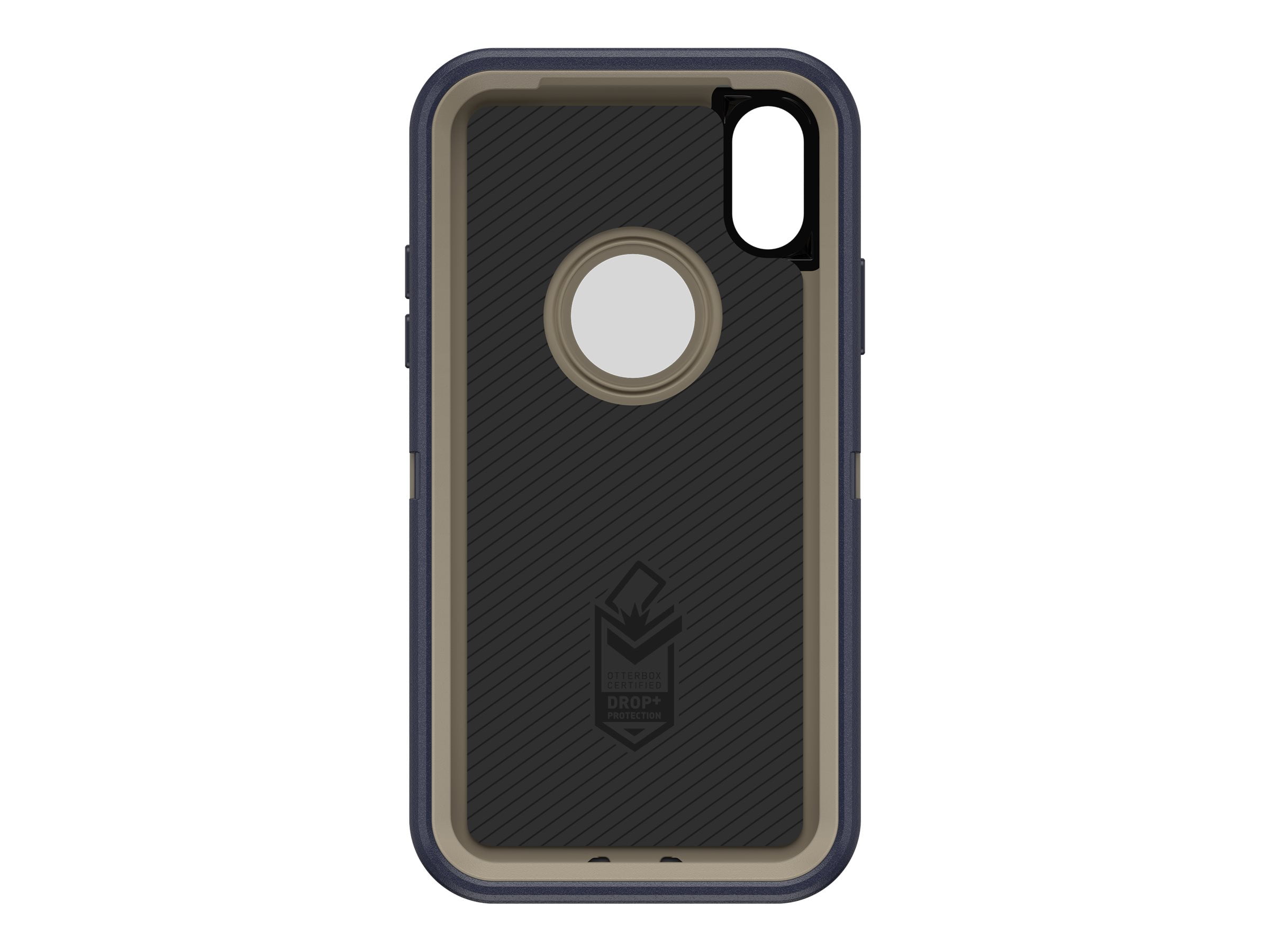 Otterbox Defender Series Screenless Edition Case For Iphone Xs & Iphone X Retail Packaging Dark Lake (Chinchilla/Dress Blues)