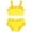 Yellow, variant on Girls 2 Piece Swimsuits Cute Bow Bathing Suits for Girl Summer Swimwear Beach Ruffle Bikini Set Yellow,6-7 Years
