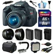 Canon EOS Rebel T3i 600D Digital Camera w/ 18-55mm Lens (8GB Essential Bundle)