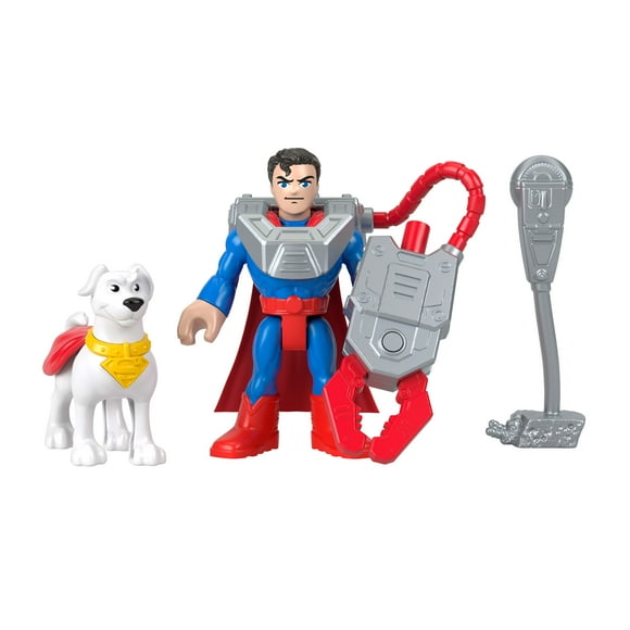 Fisher-Price Imaginext DC Super Friends Metal Force Superman Action Figures & Accessory Set