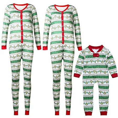 

Family Matching Kids Womens Christmas Pajamas PJs Sets Xmas Sleepwear Nightwear