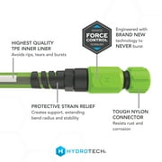HydroTech FlatJacket 5/8 x 50ft Flexible Garden Hose– Kink-Free, Lightweight, Burst-Proof