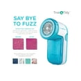 True & Tidy BatteryOperated Lint Remover in Teal
