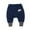 Navy, variant on Odeerbi 6M-4Y Toddler Boys Girls Cotton Bloomers Diaper Cover Pants Cute Drop Crotch Pants Striped Casual Ankle Pants