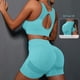 thumbnail image 2 of Conjunto De Pantalones Cortos De yoga Para Levantamiento De Tope De Cintura Alta, 2 of 4