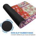 thumbnail image 6 of Long Mouse Pads for Desk,Pioneer Flower Floral Print Pattern Desk Mats on Top Of Desks, Desk Mouse Pad Extra Large with 3mm Non-Slip Base and Stitched Edge for Gaming,Office,Work,Home 35.4"x15.7", 6 of 6