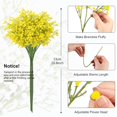 thumbnail image 2 of Flores artificiales N&T Nieting Babys Breath, 10 unidades, amarillas, 2 of 9